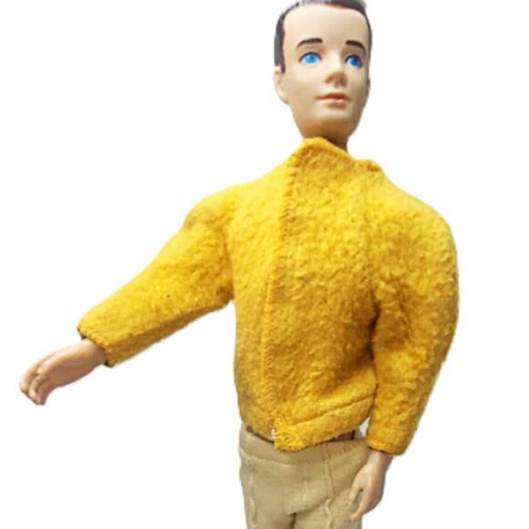 Early 1960's Vintage Straight Leg Ken With Brunette Molded Hair - Picture 4 of 13